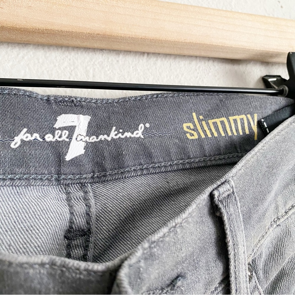 7 for All Mankind Slimmy Gray Men’s Jeans Size 31 - Picture 2 of 12
